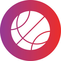 Basketball icon style © designing ocean