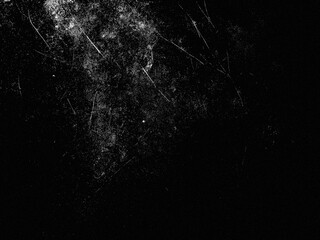 Obraz premium Abstract Texture with White Particles on Black Background