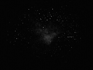 Star Cluster Against Dark Background