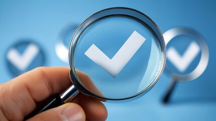 Examining COVID-19 Virus Under Magnifying Glass on Keyboard