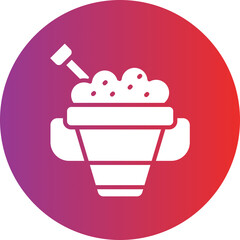 Beach Bucket icon style