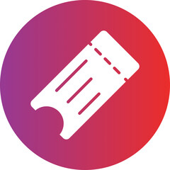 Plane Ticket icon style