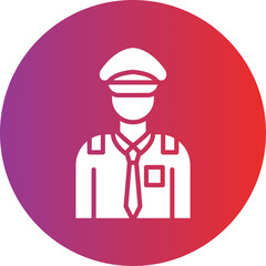 Police Man icon style
