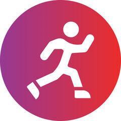 Fototapeta premium Rollerblading icon style