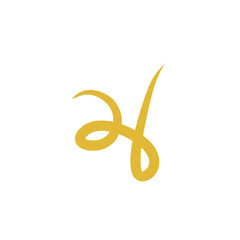 gold swirl decoration element