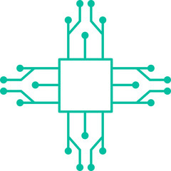 Futuristic Tech Chip