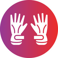 Ski Gloves icon style
