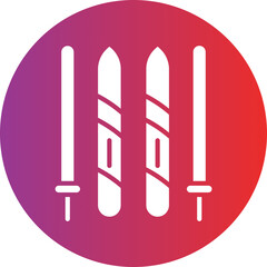 Ski School icon style