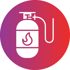 Gas Bottle icon style