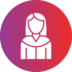 Student Girl icon style