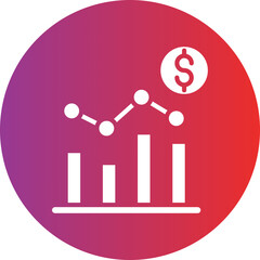 Recession icon style