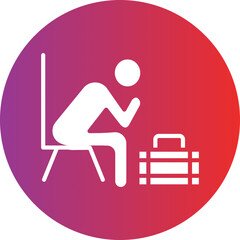 Businessman Sad icon style