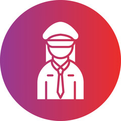 Coast Guard Officer Female icon style