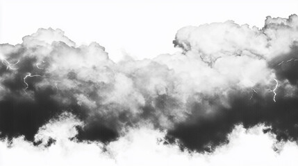 black and white smoke