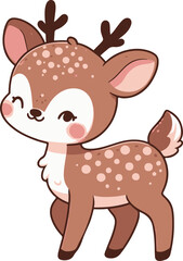 christmas deer vector design