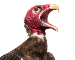 a bird with a red head