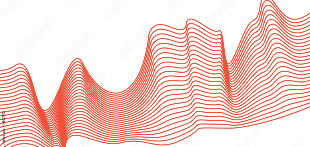 Poster futuristic abstract background flowing lines. design element future style. modern background minimal