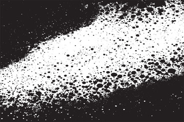 White Grainy Texture Overlay with Dust and Noise on Black Background