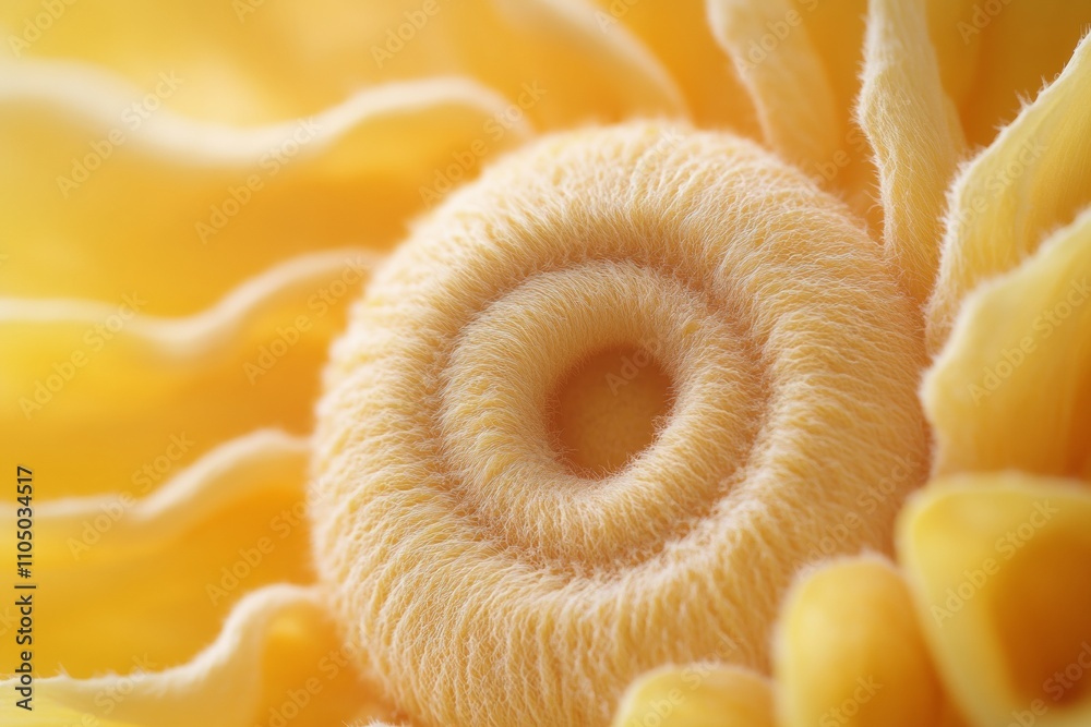 Poster fibonacci day sunflower close-up natures intricate patterns and vibrant yellows for earth day and th