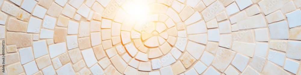 Poster golden fibonacci spiral mosaic harmonious design for fibonacci day, new year, and thanksgiving
