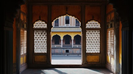 Obraz premium Indian Palace Interior