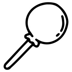 Doodle icon of lillipop candy
