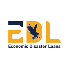 EDL Logo Deisgn  With Eagle , Vector Design 