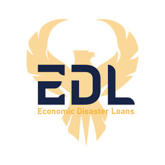 EDL Logo Deisgn  With Eagle , Vector Design 