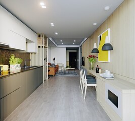 modern studio interior.