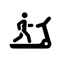 treadmill sport icon vector illustration template design