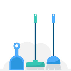 Cleaning Tools Illustration