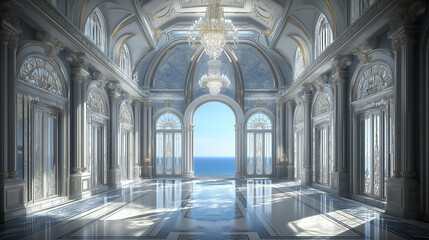 Fototapeta premium Modern house interior