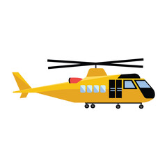 Fototapeta premium Helicopter Vector Illustration