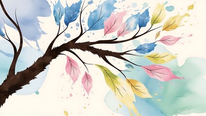 Naklejka premium Three vertical wooden frames with modern contemporary. Pictures on wall with abstract composition