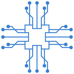 Tech Futuristic Chip