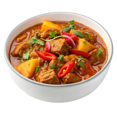 Fototapeta premium Vindaloo isolated on transparent background
