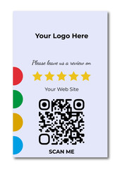 Customer Review Card Template &ndash; Editable Design for Feedback Collection