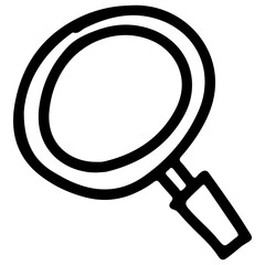 Doodle Icon of Magnifying glass