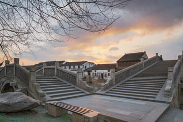 Close up of Ancient Bridges in Suzhou Ancient Town, Jiangsu Province, China