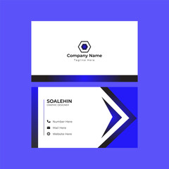 Simple and Elegant Business Card with Icons