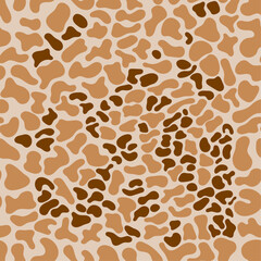 Abstract brown animal skin Leopard, Cheetah, Jaguar print pattern.