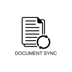 document sync icon , data icon