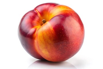 peach isolated on white background