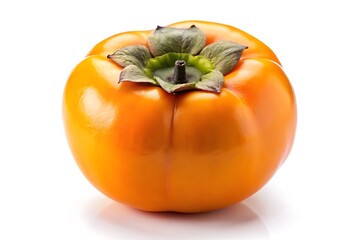 persimmon isolated on white background