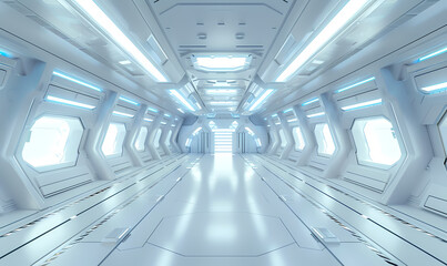 moving escalator in subway