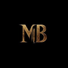 Stylized MOB Initials: Innovative Logo Design on a Dark Canvas