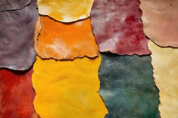 Obraz premium Traditional Craftsmanship in Fes: Vibrant Tannery Experience Showcasing Ancient Techniques and Colourful Architecture of Morocco