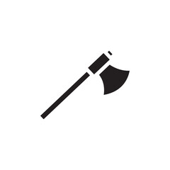 Axe icon Vector flat thin line illustration