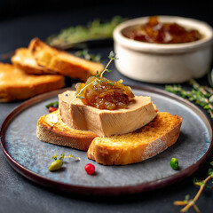 Exquisite Homemade Duck Foie Gras with Seasonal Chutney