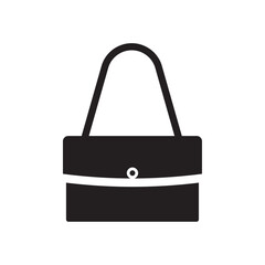 Bag icon Vector flat thin line illustration